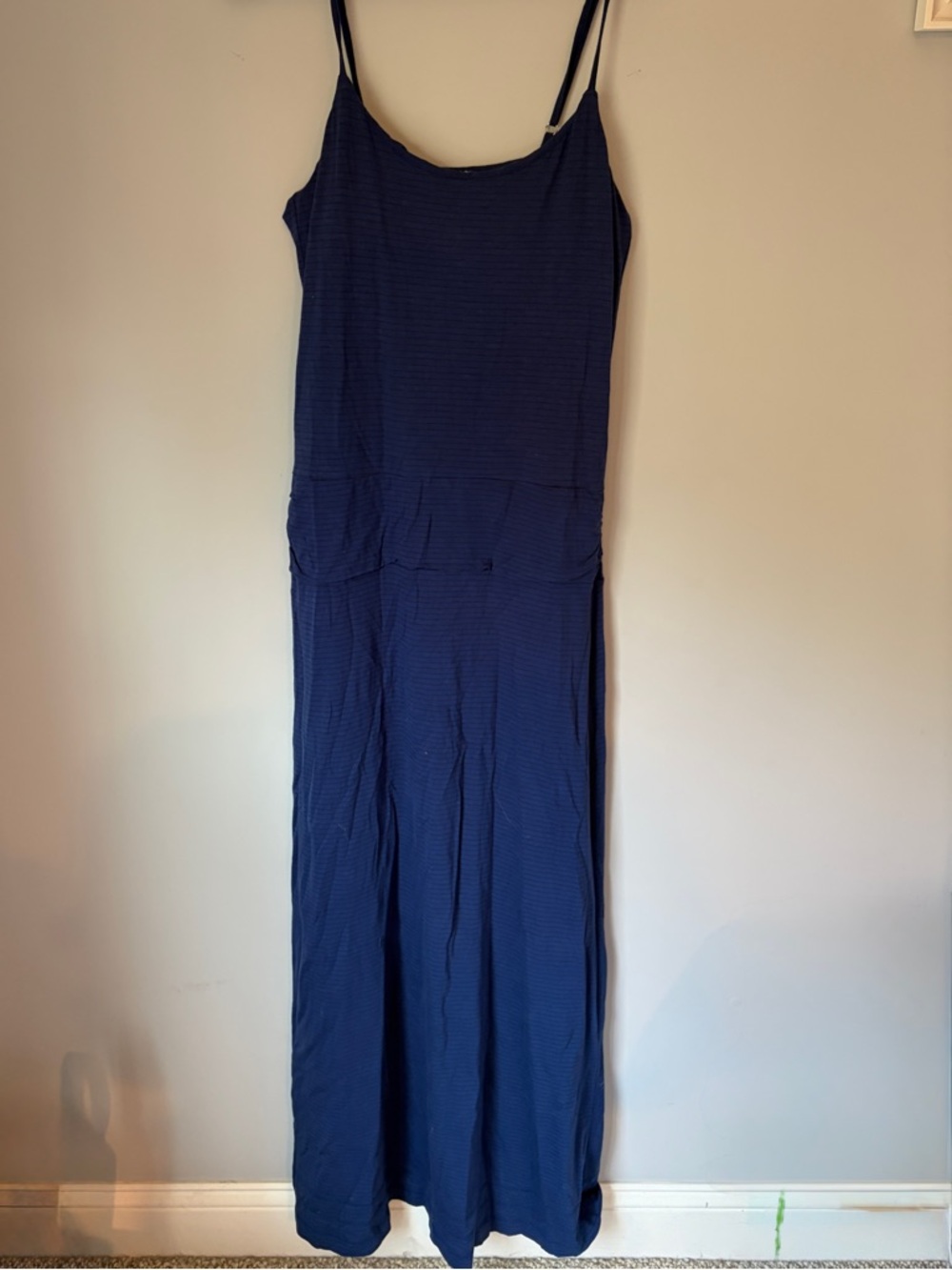 Toad&Co Navy Spaghetti Strap Maxi Dress